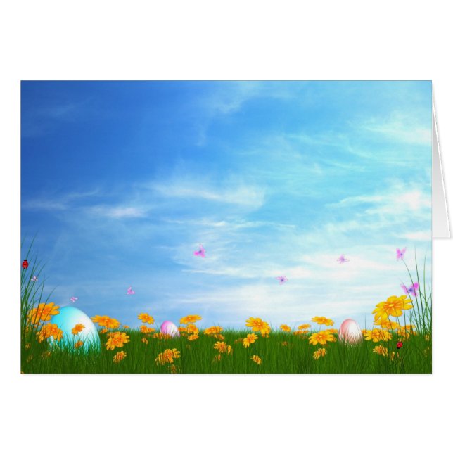 Easter card (Front Horizontal)