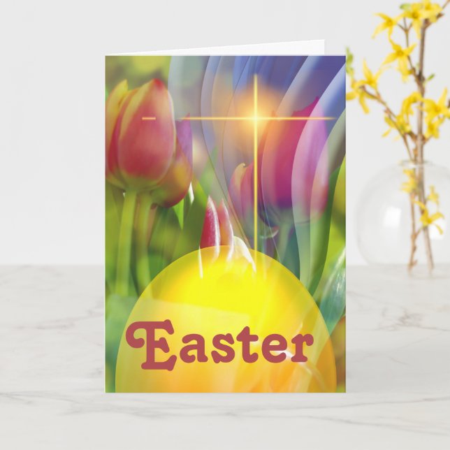 Easter Card (Yellow Flower)