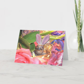 Easter card featuring Koopa the Turtle