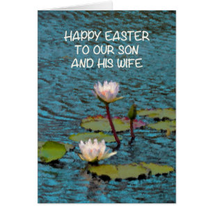 Easter Card for Sun and his Wife Water Lilies