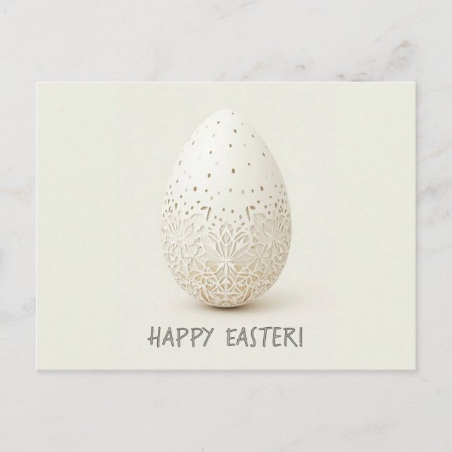 Easter card in minimalist style (Front)