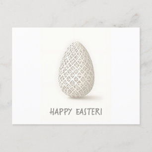Easter card in minimalist style