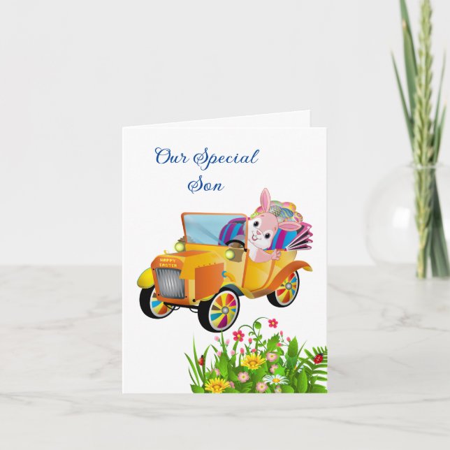 Easter Card-Special Son  Holiday Card (Front)
