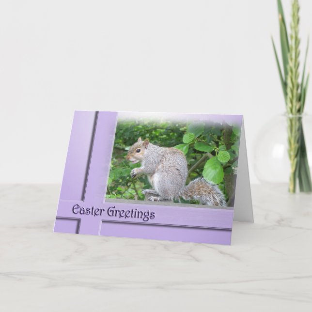 Easter Card - Squirrel (Front)