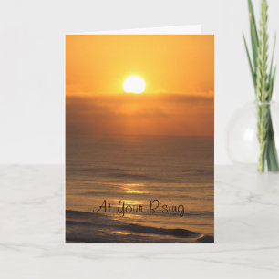 Easter card with sun rise of the Gulf