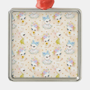 Easter Cards Metal Ornament