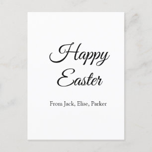 easter celebration add QR photo happy easter Postcard