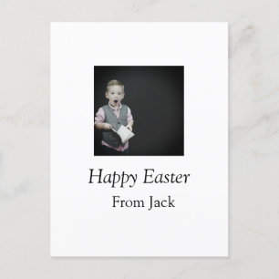easter celebration add QR photo happy easter Postcard