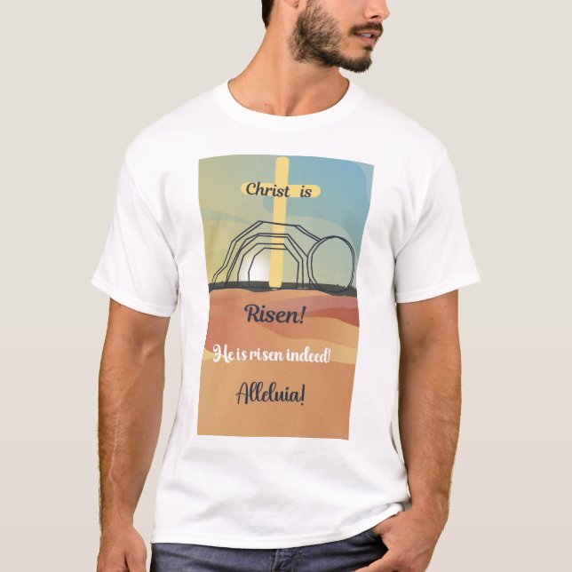 Easter Celebration T-shirt with Bible Verse (Front)