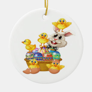 Easter Ceramic Ornament