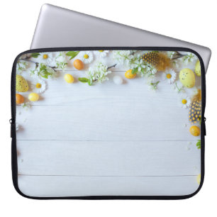 Easter Cherry Plum: Yellow Eggs. Laptop Sleeve