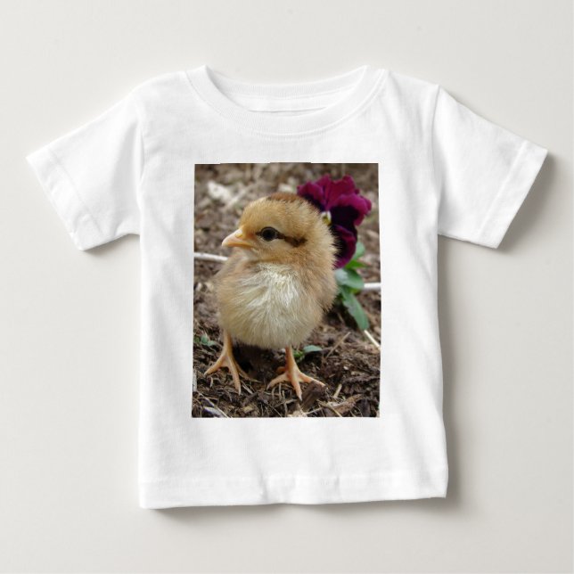 Easter Chick-A-Dee-Light Baby T-Shirt (Front)