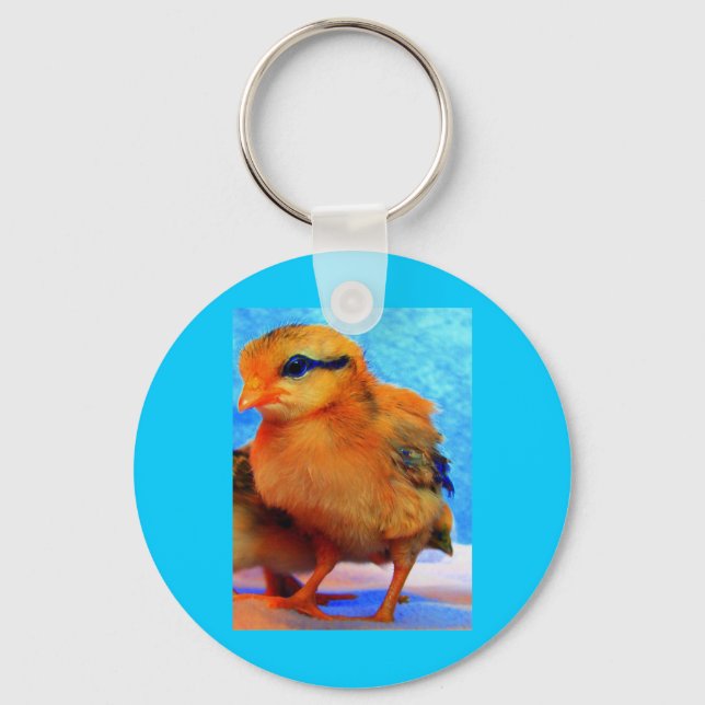 Easter Chick-A-Dee-Light Keychain (Front)