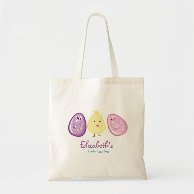 Easter Chick Egg Hunt Bag (Front)