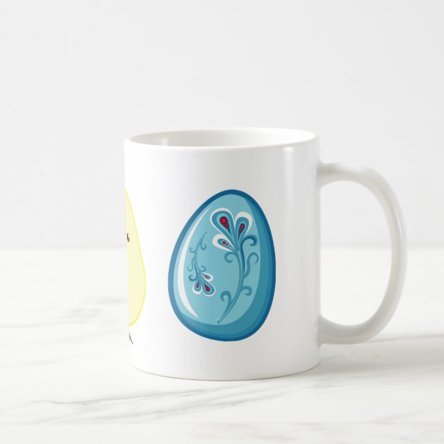 Easter Chick & Eggs Mug (Right)