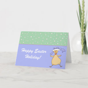 Easter Chick - Happy Easter Holiday Greeting Card