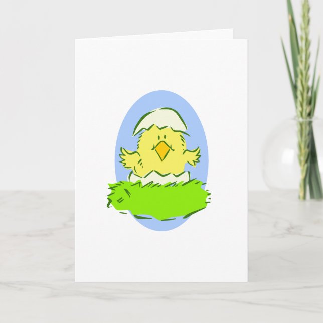 Easter Chick Holiday Card (Front)