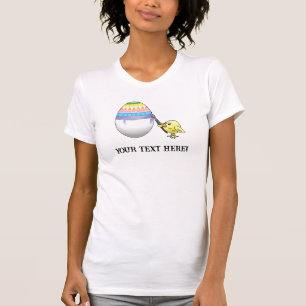 Easter chick is painting a colourful Easter egg T-Shirt