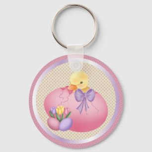 Easter Chick - Keychain