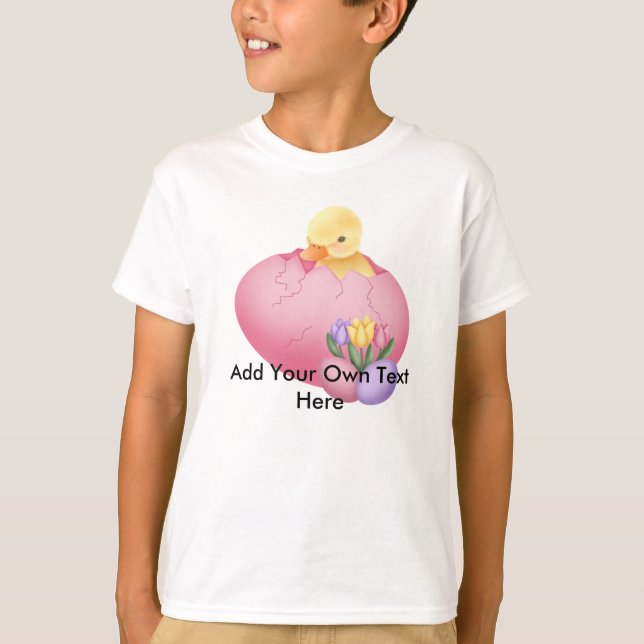 Easter Chick, Kid's Basic T-Shirt (Front)