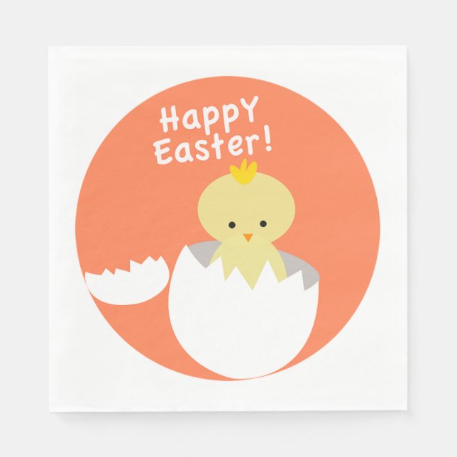 Easter Chick Napkin (Front)