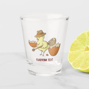 Easter Chick with Bouzouki Shot Glass