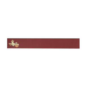 Easter Chick with Bouzouki Wraparound Address Label
