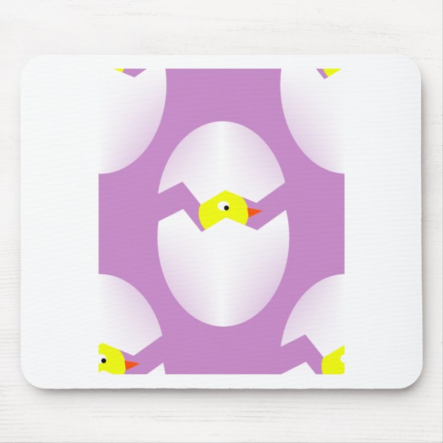 easter chicken egg mouse pad (Front)
