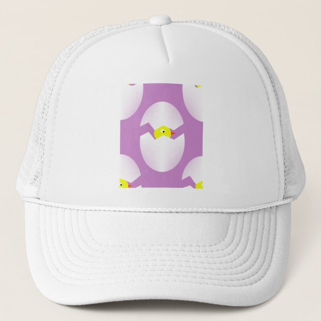 easter chicken egg trucker hat (Front)