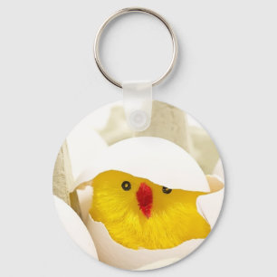 Easter chicken Keychain