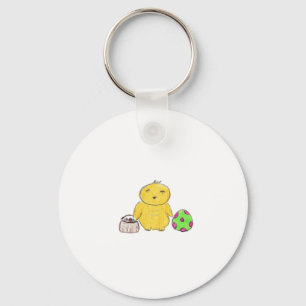 Easter Chicken Keychain