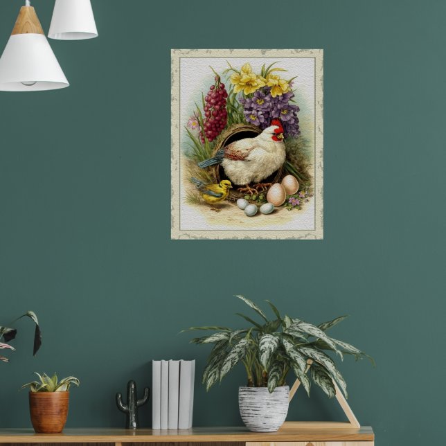 Easter Chicken Poster (Living Room 1)