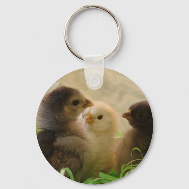 Easter Chickens Keychain (Front)