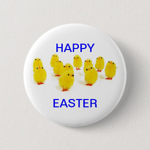 Easter chicks 2 inch round button