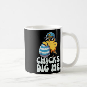 Easter Chicks Dig Me Cute Egg Hunt Toddler Boys Ki Coffee Mug