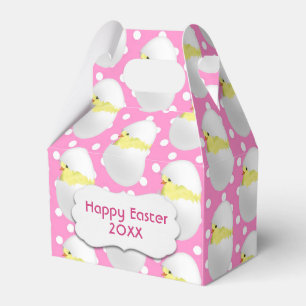 Easter Chicks In Eggs Favor Box