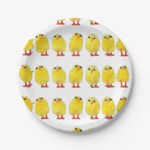 Easter Chicks Paper Plate