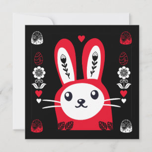 Easter Chocolate Bunny Decor Card