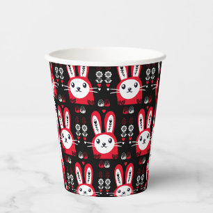 Easter Chocolate Bunny Decor Paper Cups