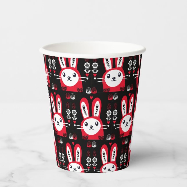 Easter Chocolate Bunny Decor Paper Cups (Front)