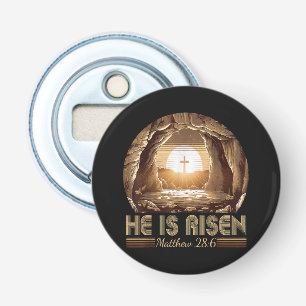 Easter Christian He is Risen Jesus  Bottle Opener