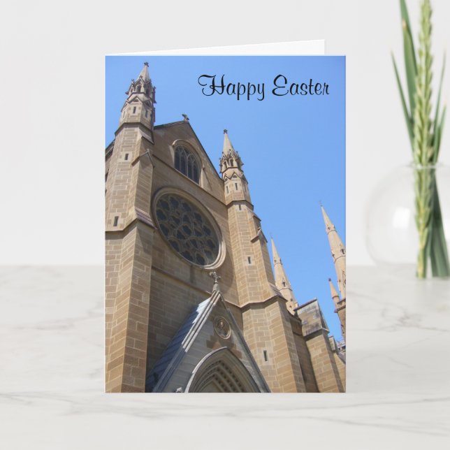 easter church holiday card (Front)
