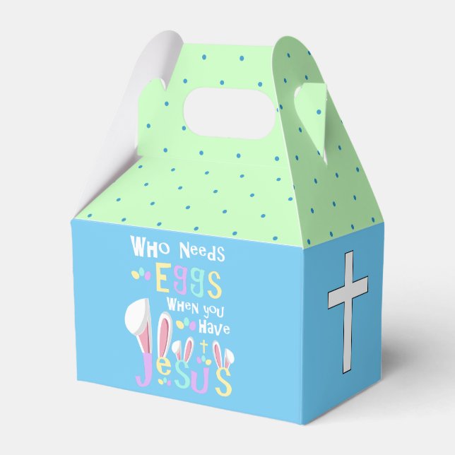 Easter Church Service Ideas Kids Favor Box (Front Side)