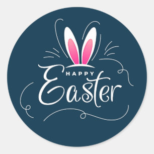 Easter Classic Round Sticker