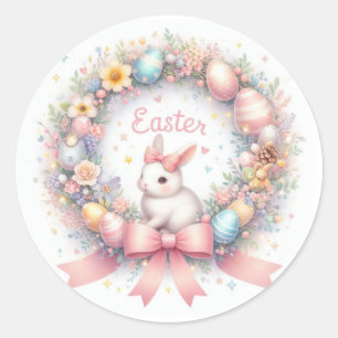 Easter Classic Round Sticker