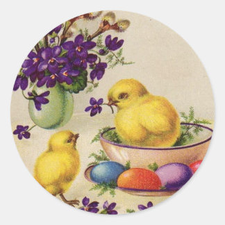 Easter Classic Round Sticker
