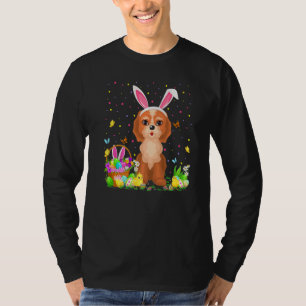 Easter Cockapoo Dog Bunny Egg Hunting Cockapoo Eas T-Shirt