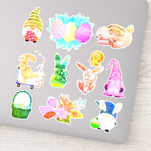 Easter Collection Custom-Cut Vinyl Sticker