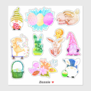 Easter Collection Custom-Cut Vinyl Sticker
