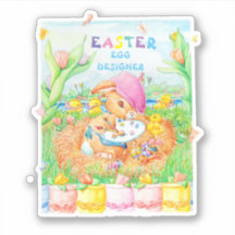 Easter colour designed eggs.